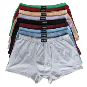 100% Cotton Big Size Underpants Men'S Boxers Plus Size Large Size Shorts Breathable Cotton Underwear