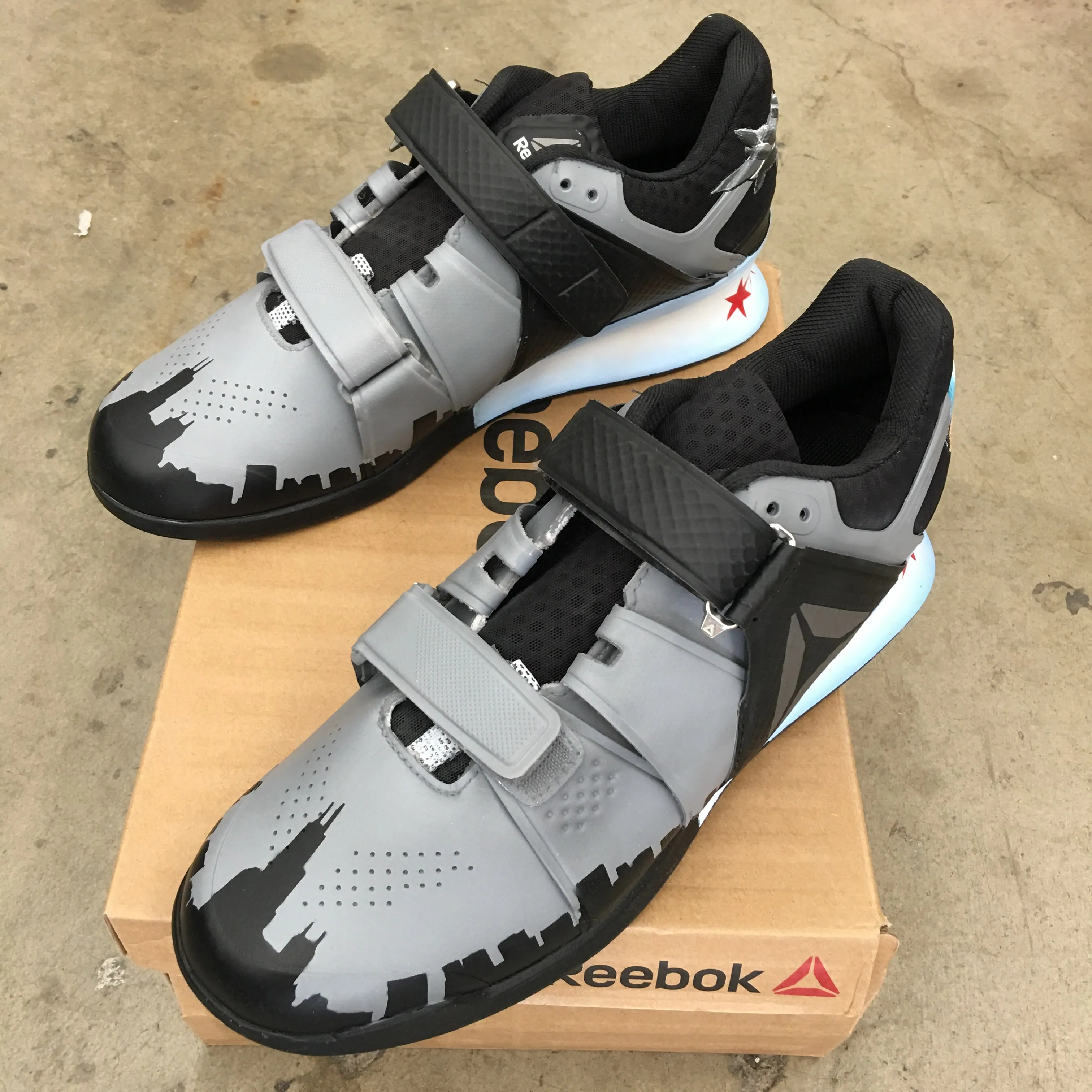 3 pairs Of Custom Painted Reebok Legacy Lifters - Custom Order