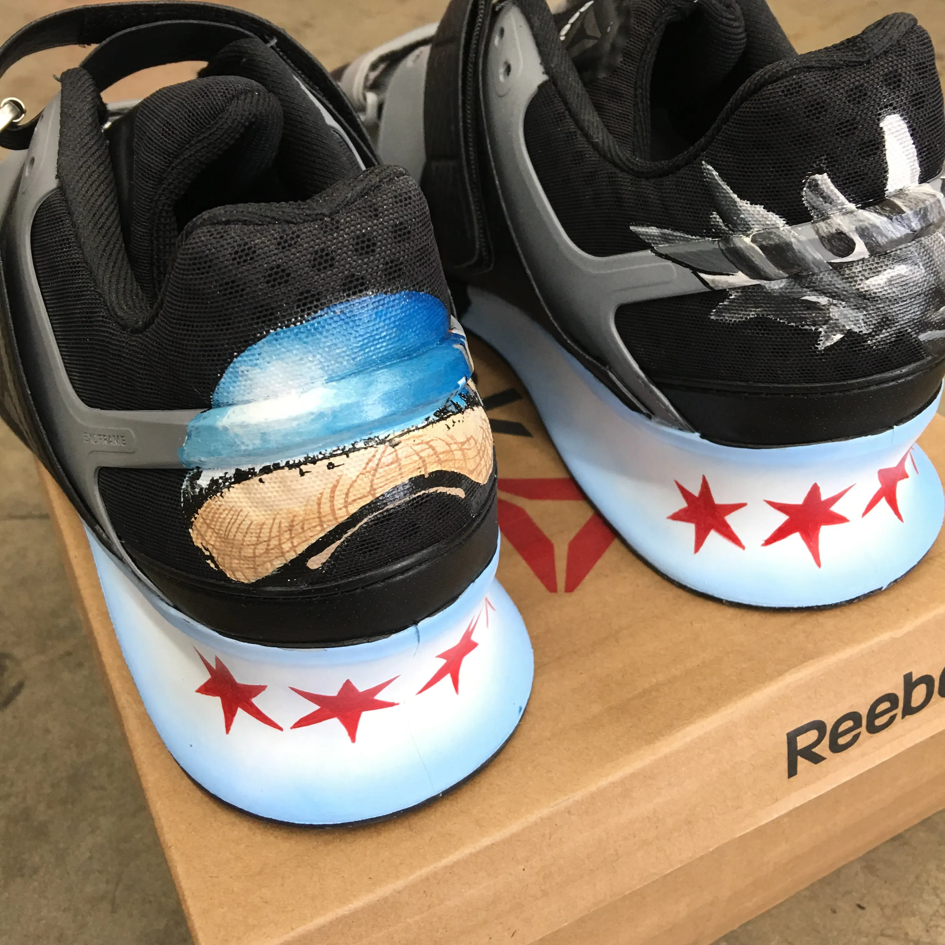 3 pairs Of Custom Painted Reebok Legacy Lifters - Custom Order