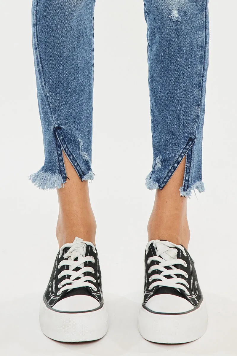 Adell Low Rise Ankle Skinny Jeans