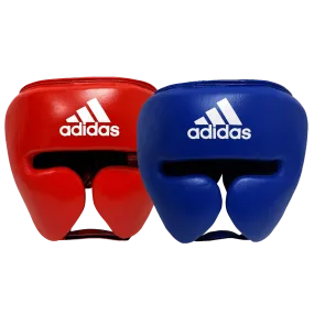 adidas Adistar Pro Boxing Head Guard Leather Breathable