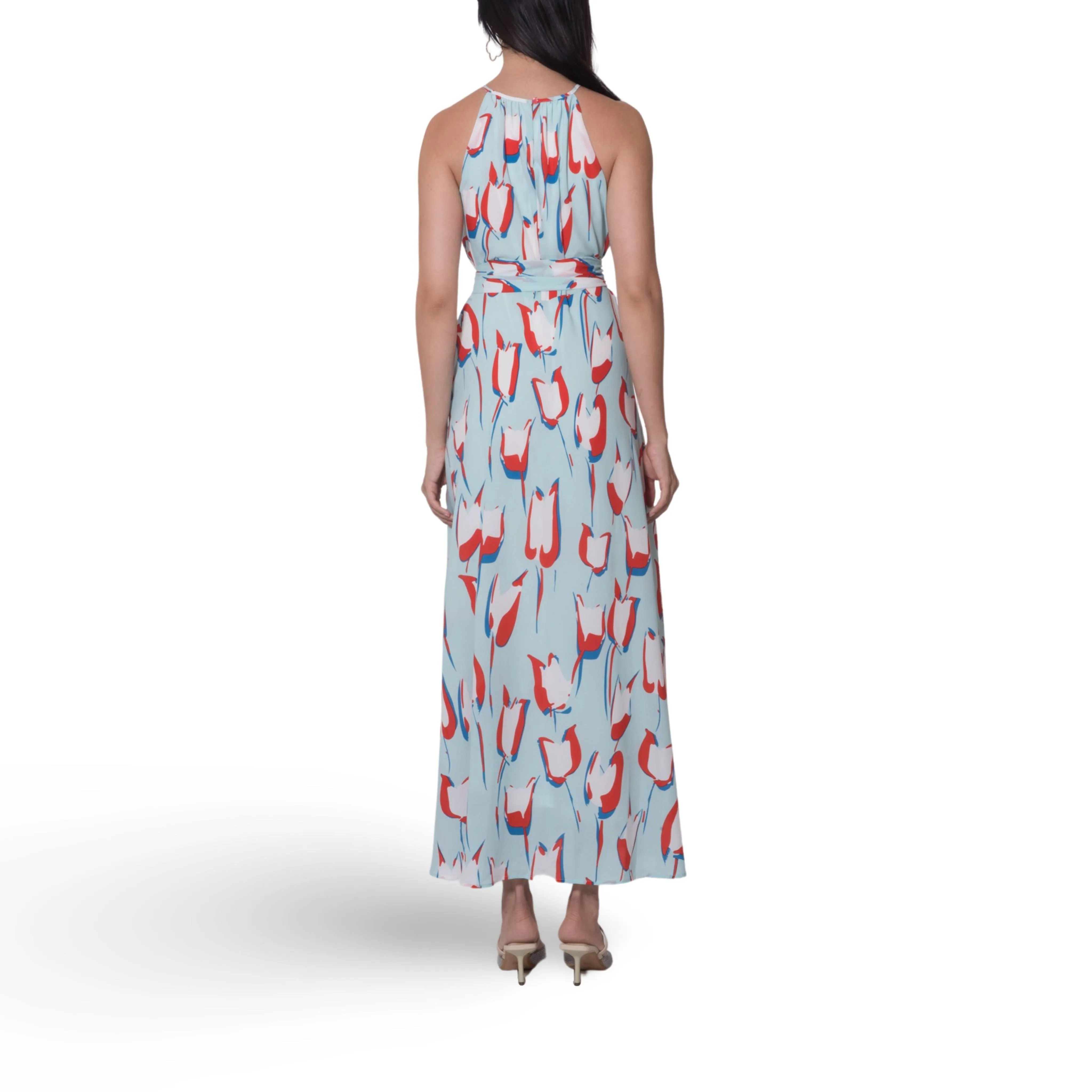 All Over Print Midi Dress