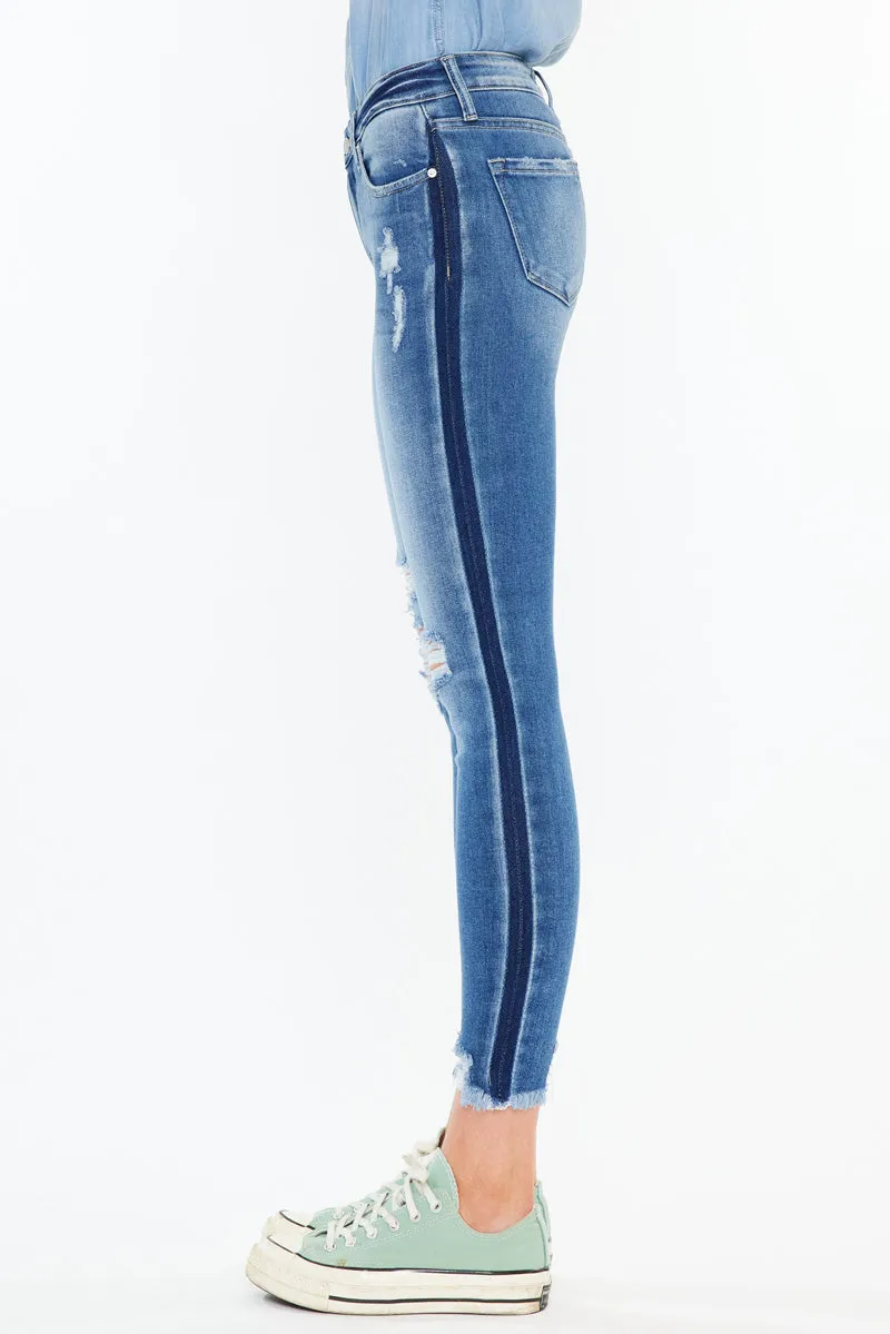 Alora Mid Rise Ankle Skinny