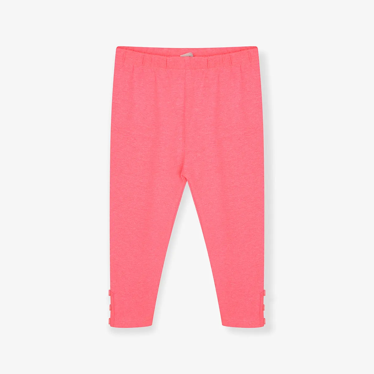 Ankle Buttons Flourish Pink Summer Trouser 10327