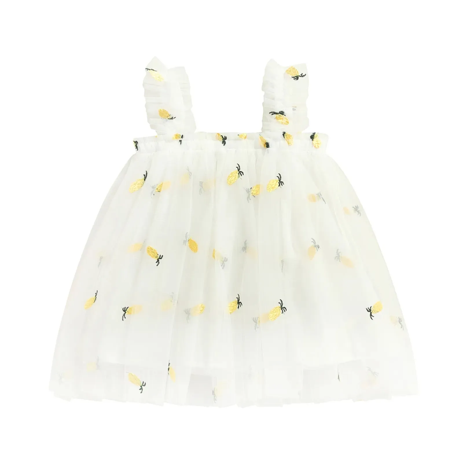 Baby 6M-5Y Toddler Kid Baby Girls Tulle Dress, Daisy Dresses For Girls Party Beach Holiday