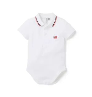 Baby Flag Polo Onsie