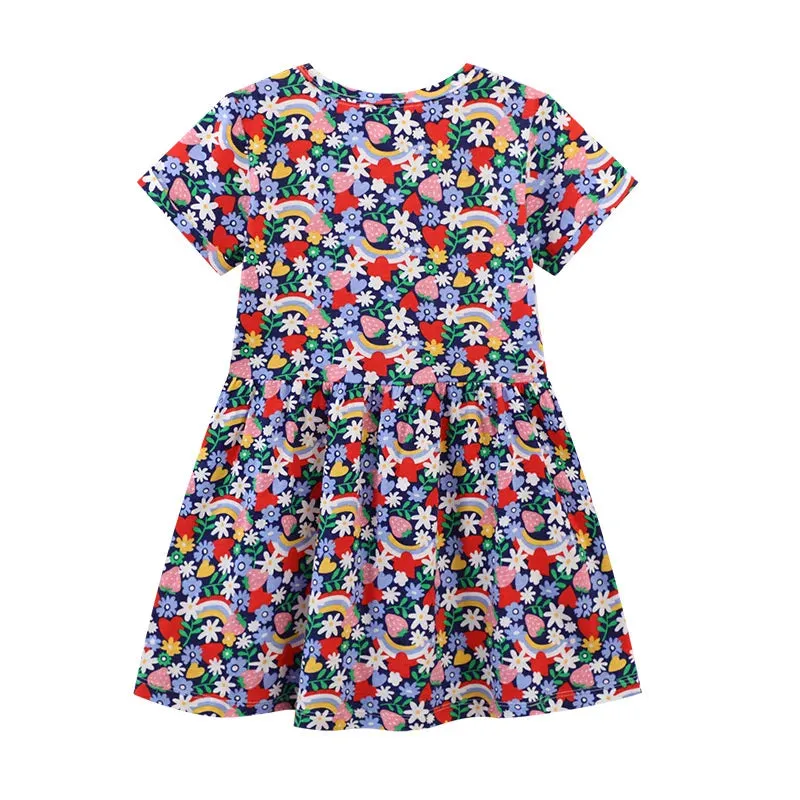 Baby Girls Strawberry Summer Casual Dress