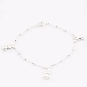 Bear Silver Bracelet For Women