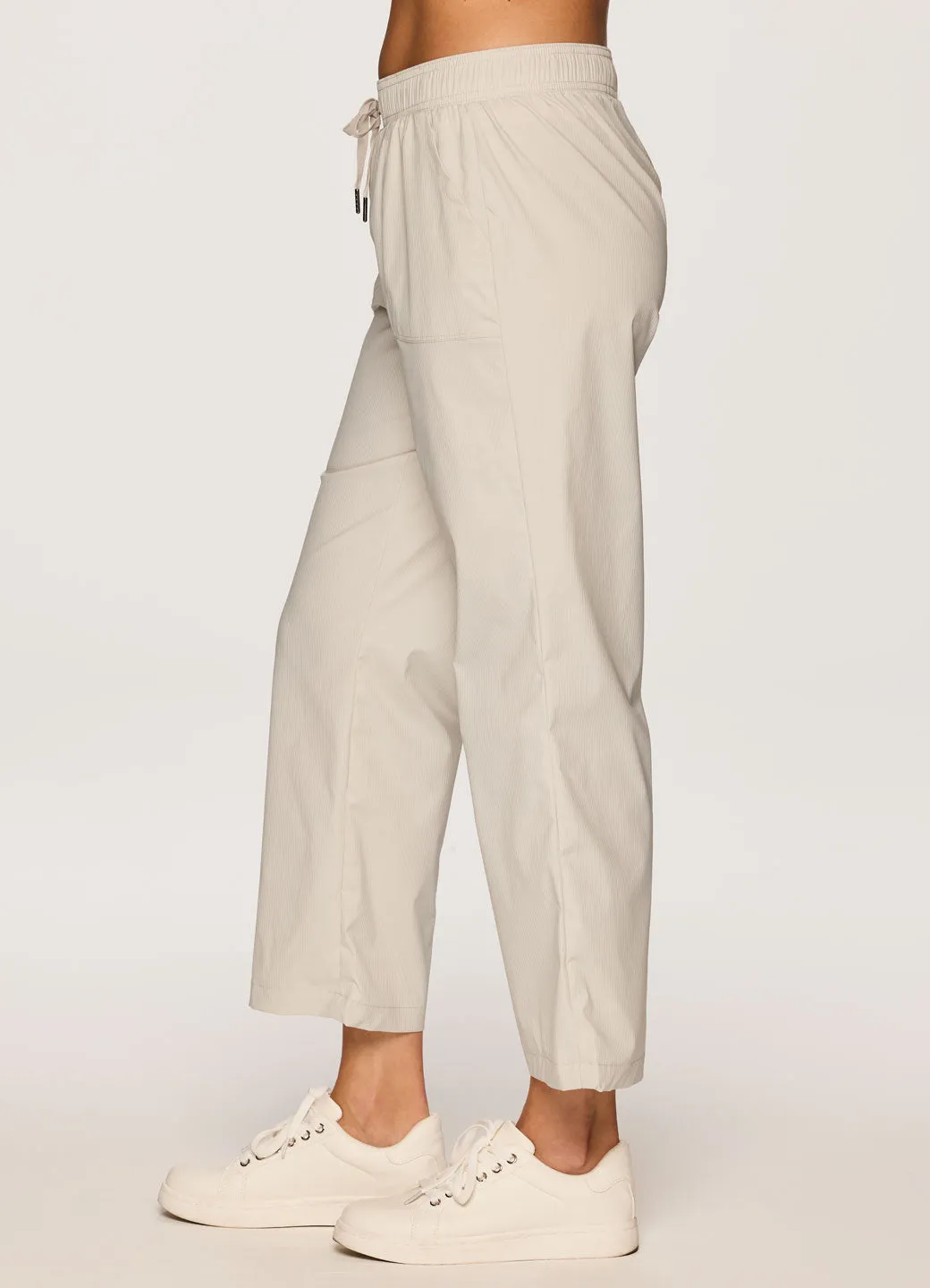 Birdie Textured Ankle Pant