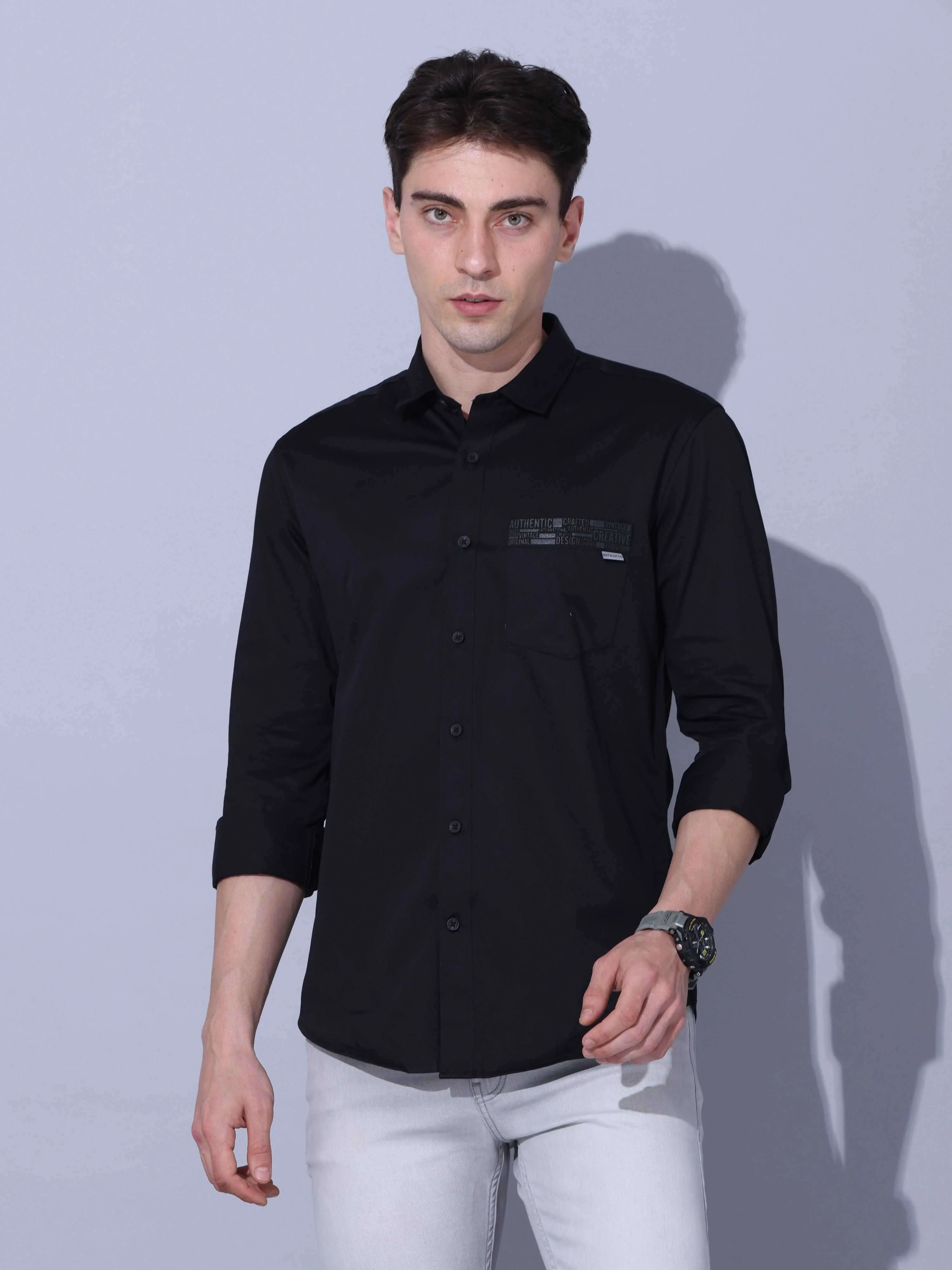 Black Casual Shirt