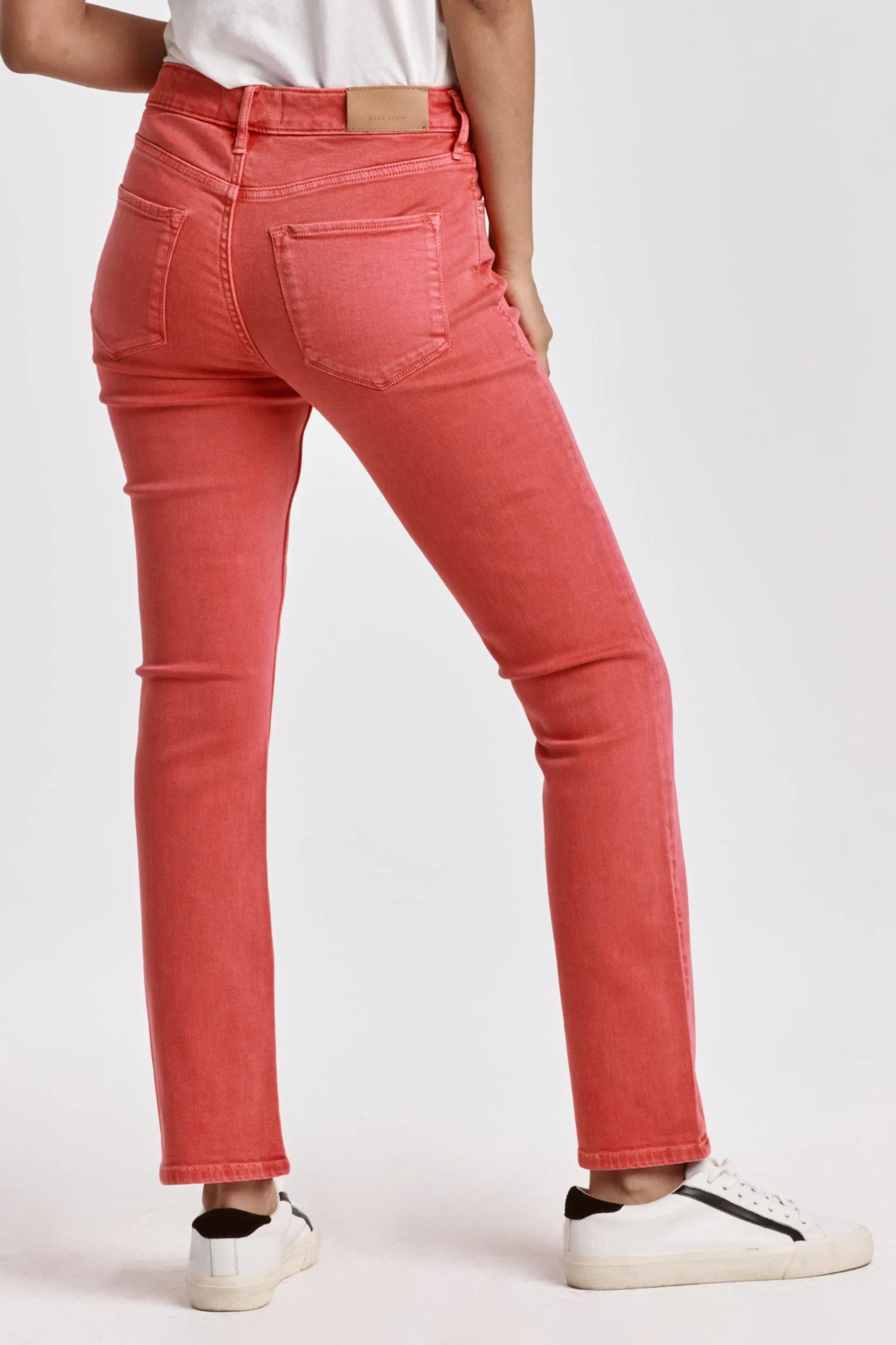 Blaire High Rise Ankle Slim Straight Jeans