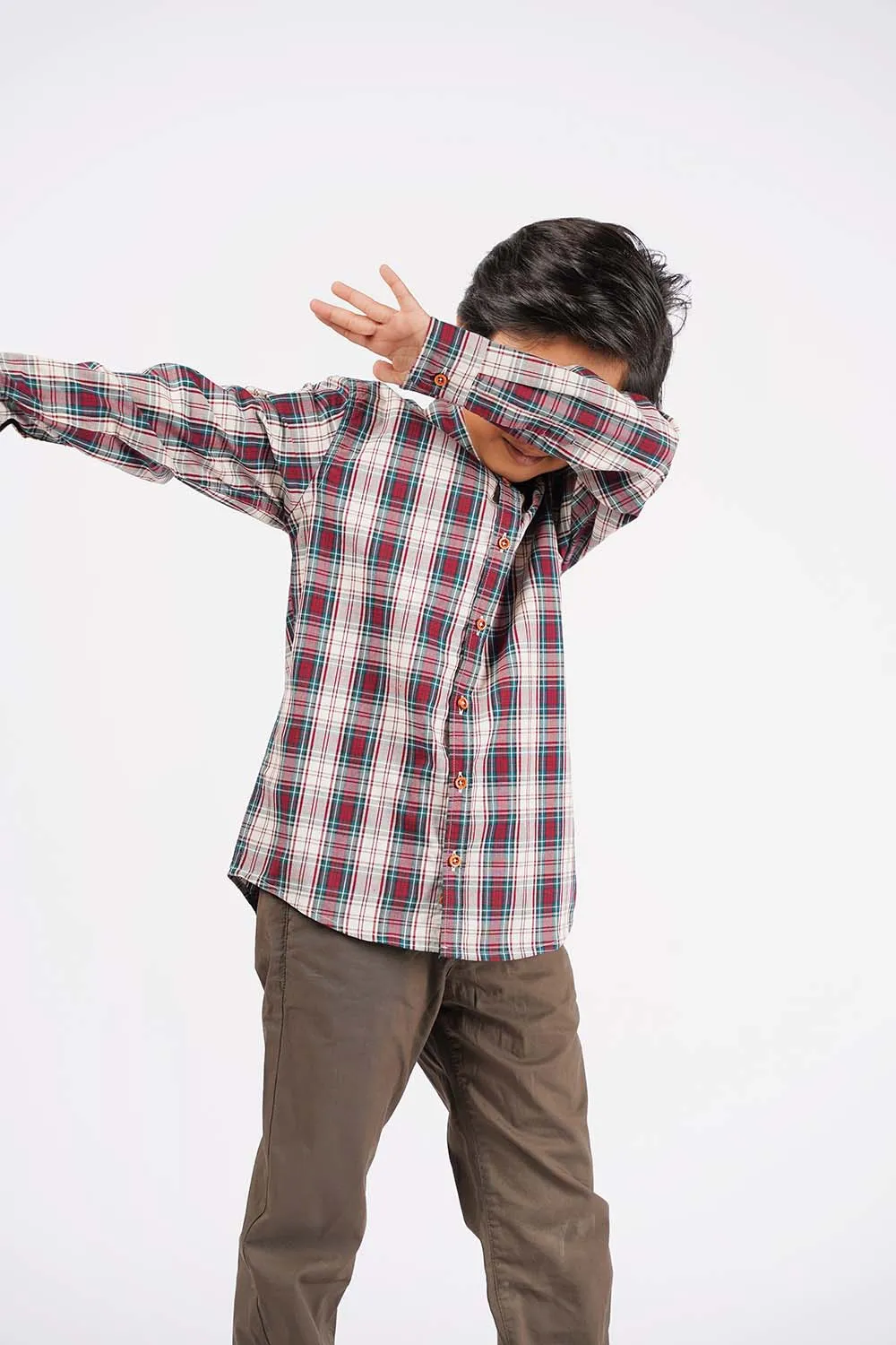 Boy's Full Sleeves Casual Shirt