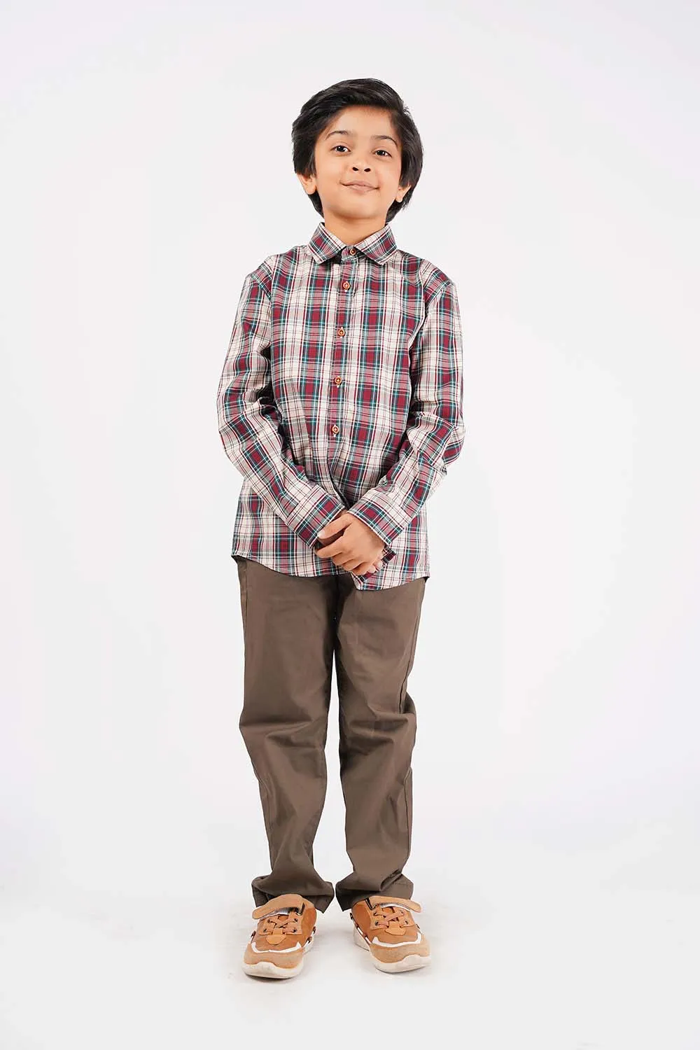 Boy's Full Sleeves Casual Shirt