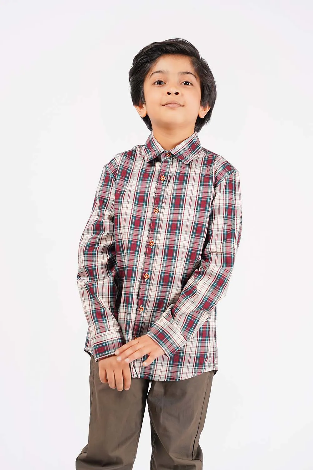 Boy's Full Sleeves Casual Shirt