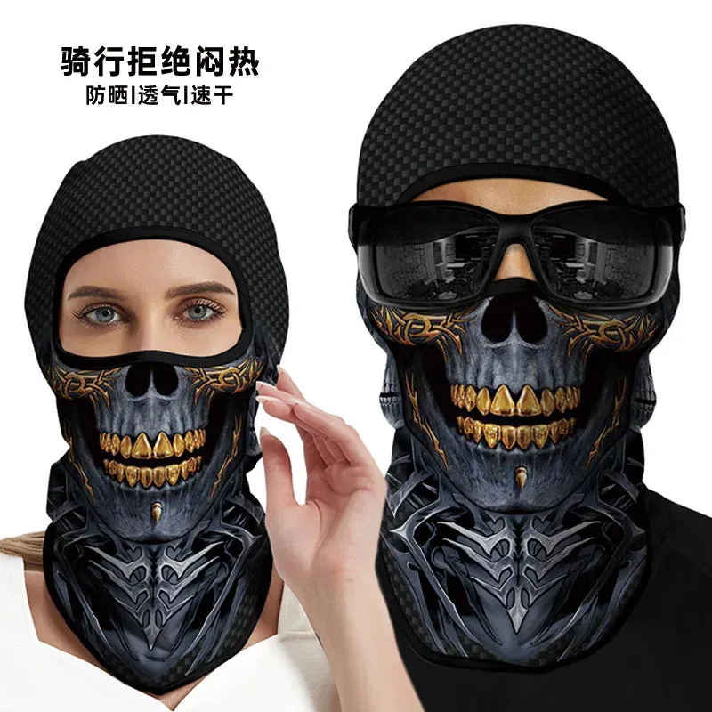 Breathable 3D Skull Balaclava Mask Headgear