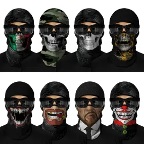 Breathable 3D Skull Balaclava Mask Headgear