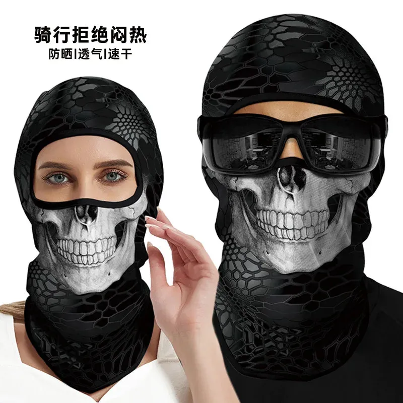 Breathable 3D Skull Balaclava Mask Headgear