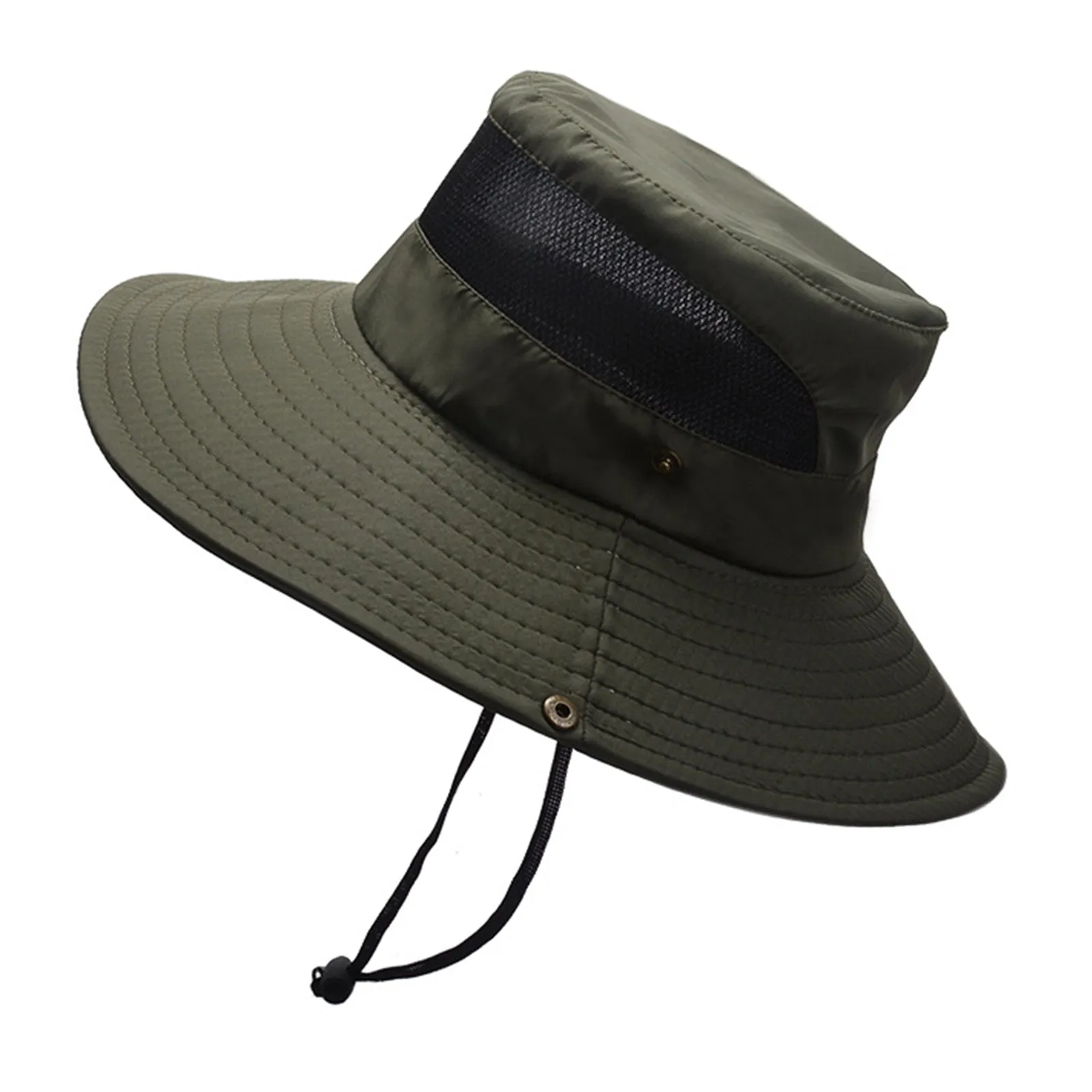 BREATHABLE MESH SUNSCREEN BUCKET HAT