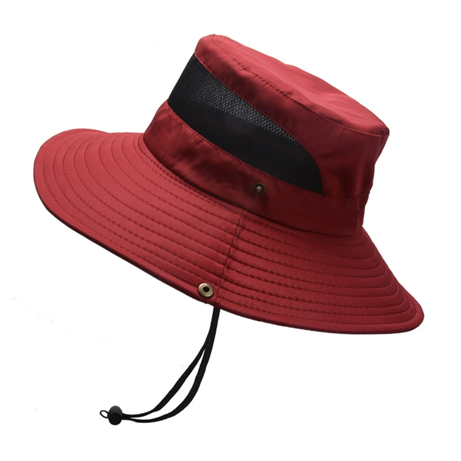 BREATHABLE MESH SUNSCREEN BUCKET HAT