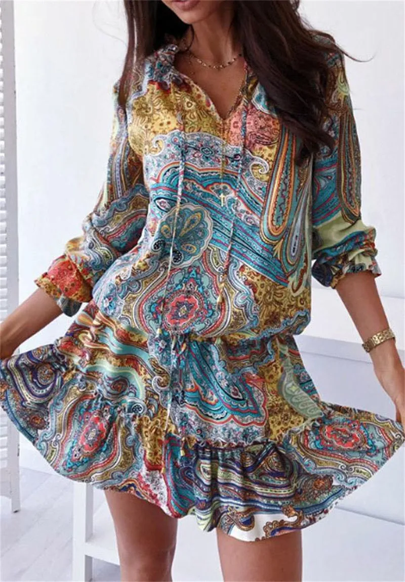 Breezy Summer Nights Casual A-Line Dress