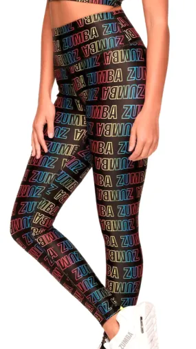 Bright And Bold High Waisted Ankle Leggings (Special Order)