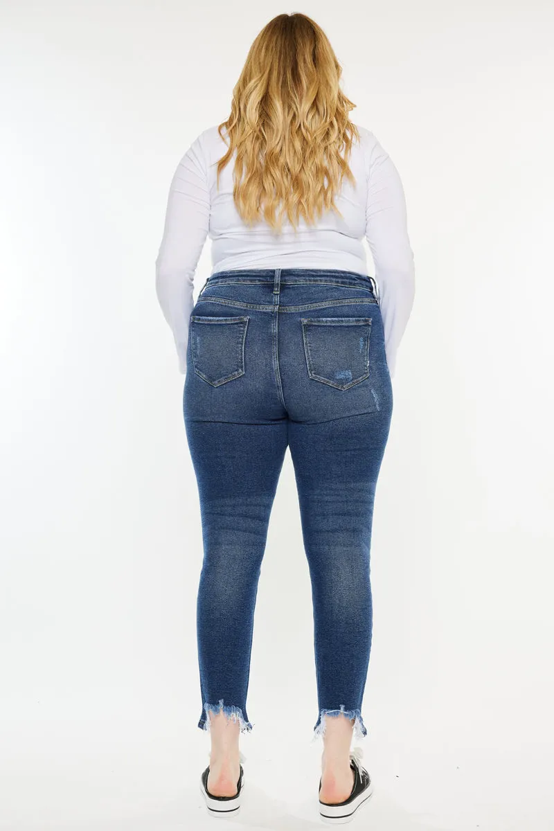 Bunny High Rise Ankle Skinny (Plus Size)