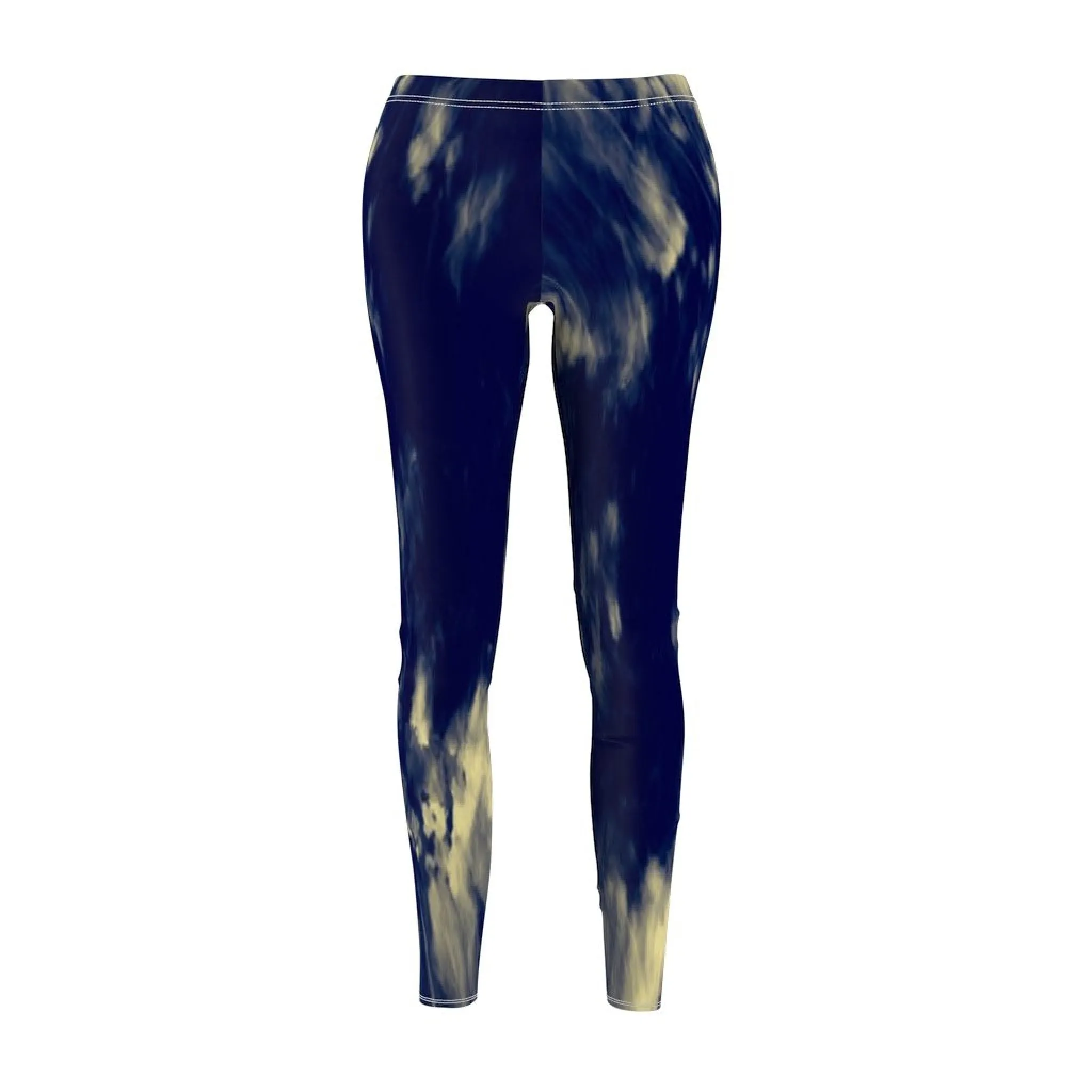 Bynelo Tie Dye Mirage Blue Women's Casual Leggings