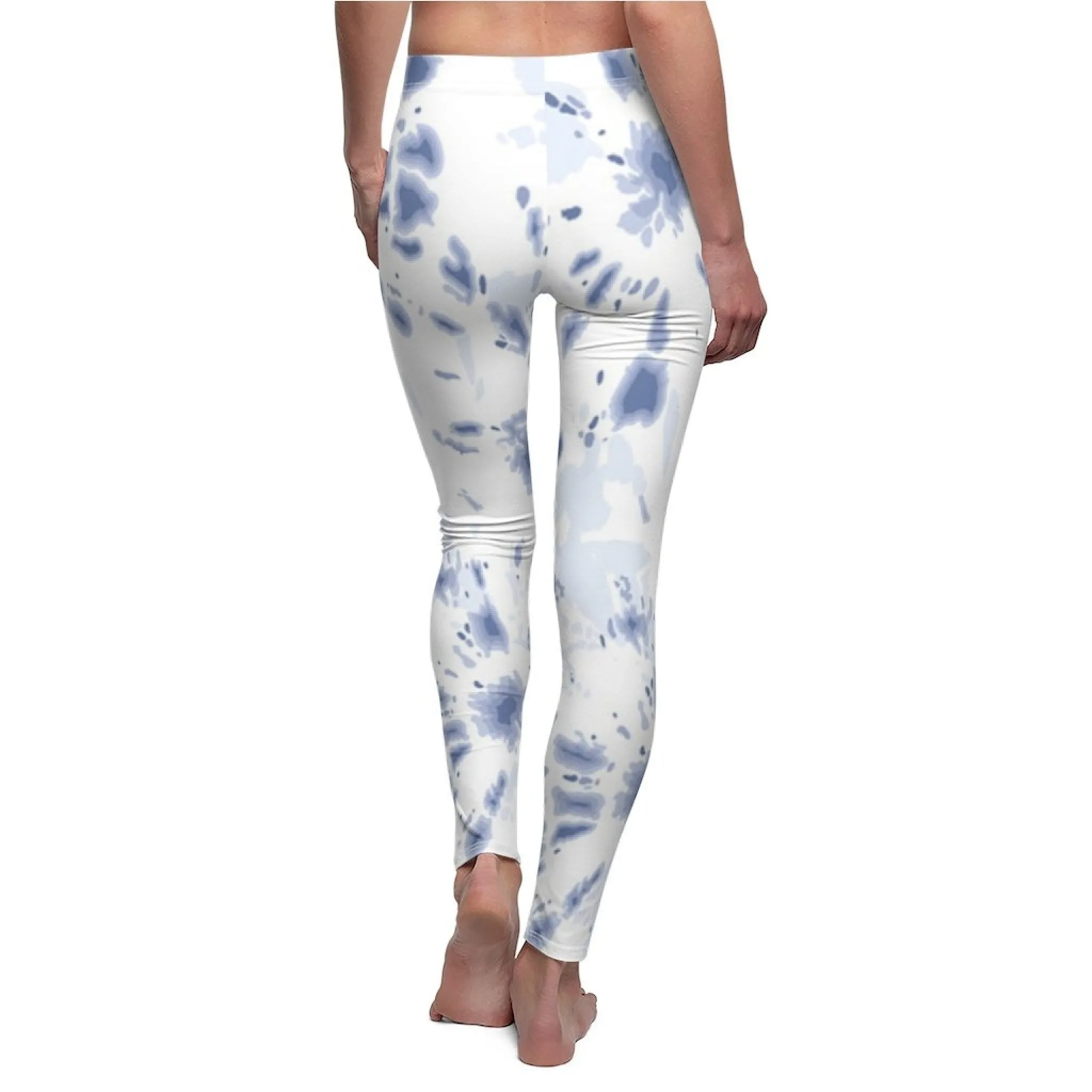 Bynelo Tie Dye Poxy Women's Casual Leggings