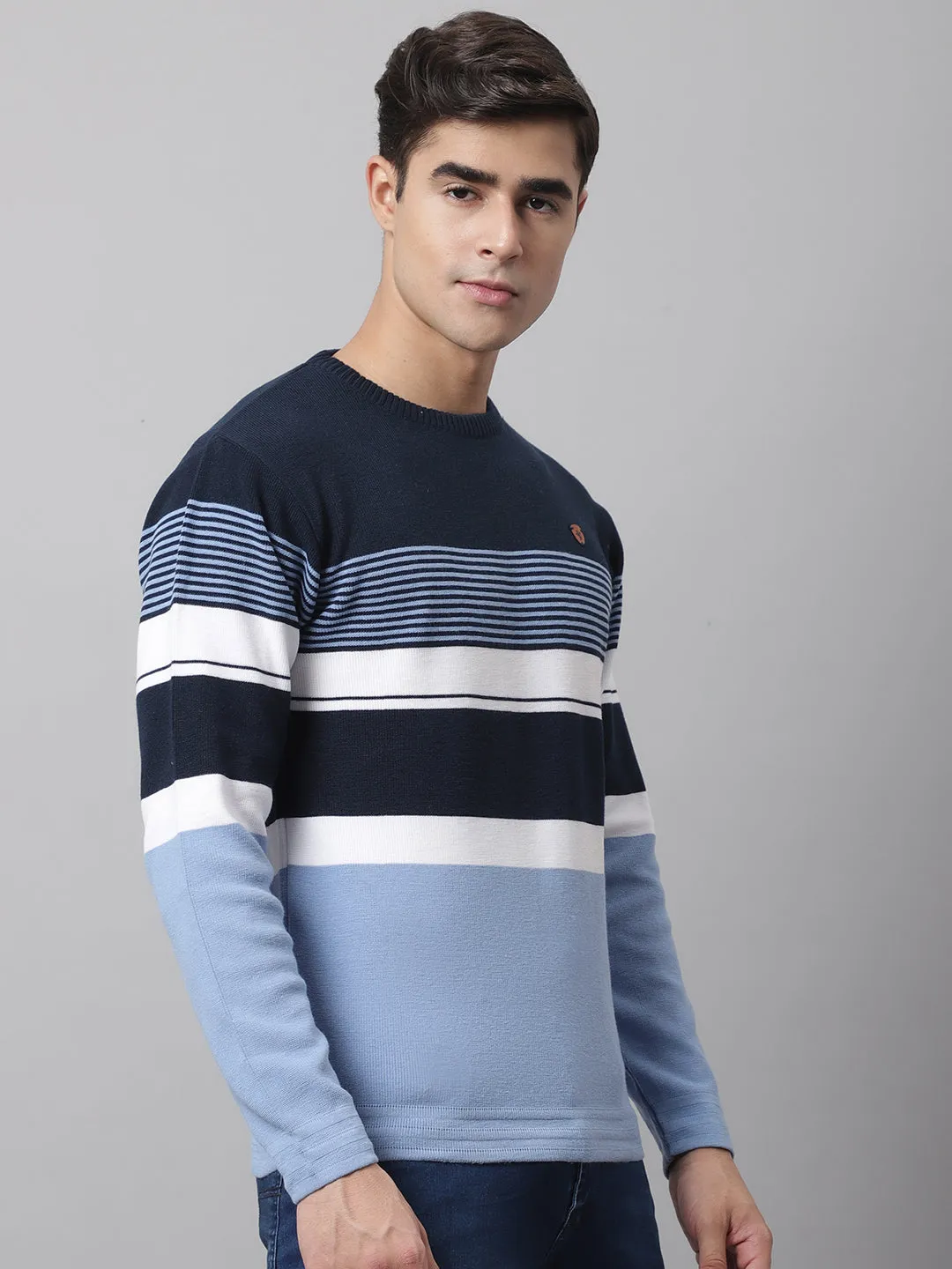 Cantabil  Skyblue Men Sweater