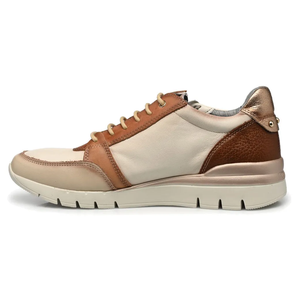 Cantabria Calfskin Leather Women's Casual Sneakers