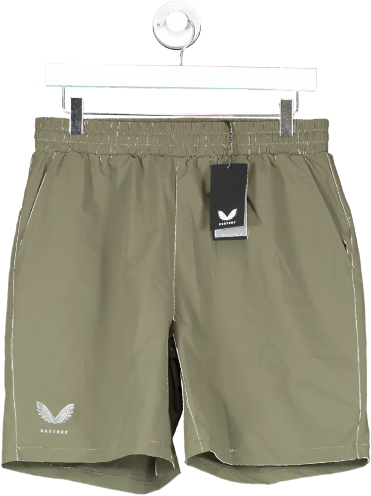 Castore Green Flow Breathable Woven Shorts UK M