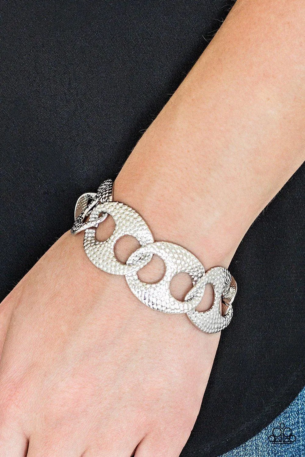 Casual Connoisseur Silver Bracelet - Paparazzi Accessories