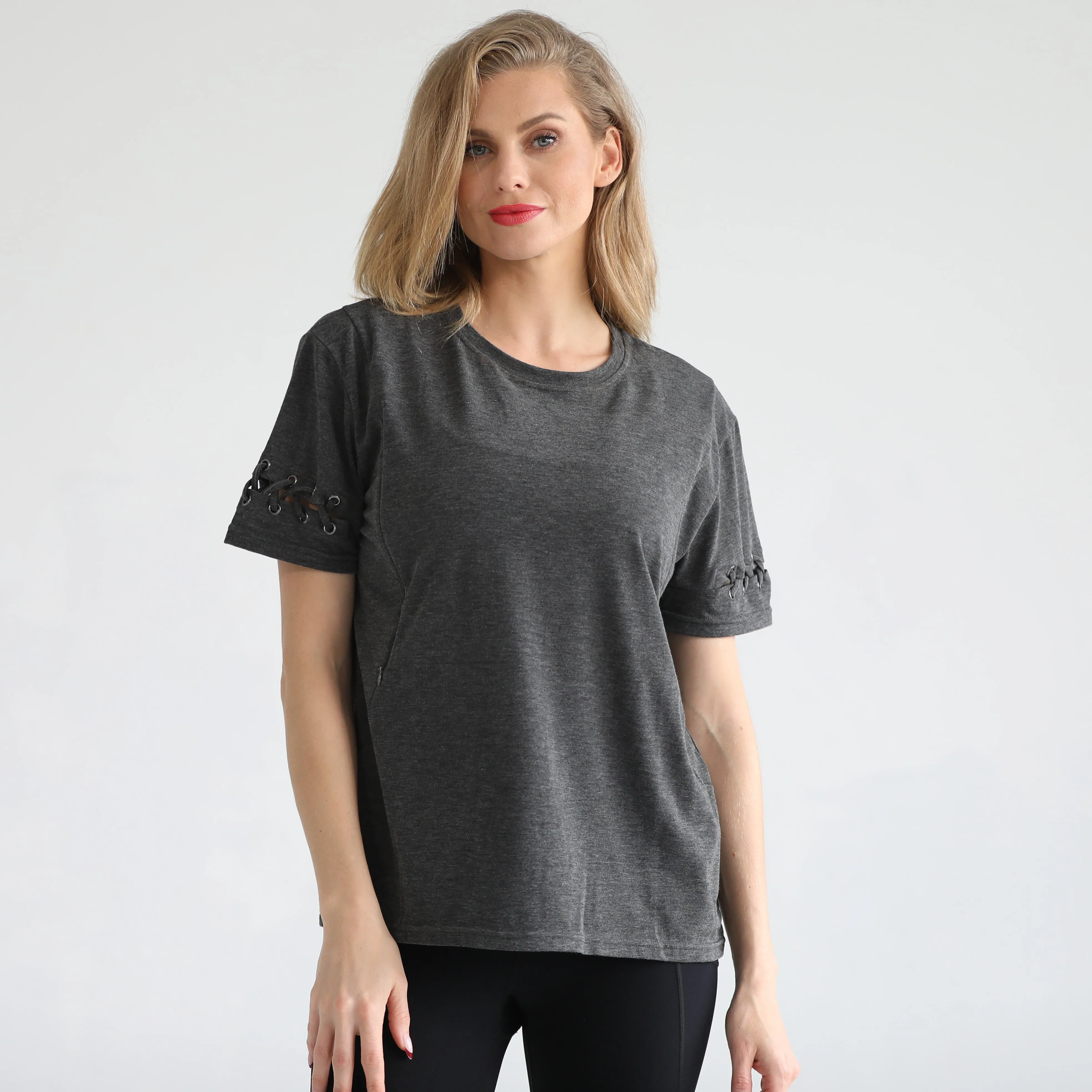 Casual Nursing T-Shirt (Dark Gray)