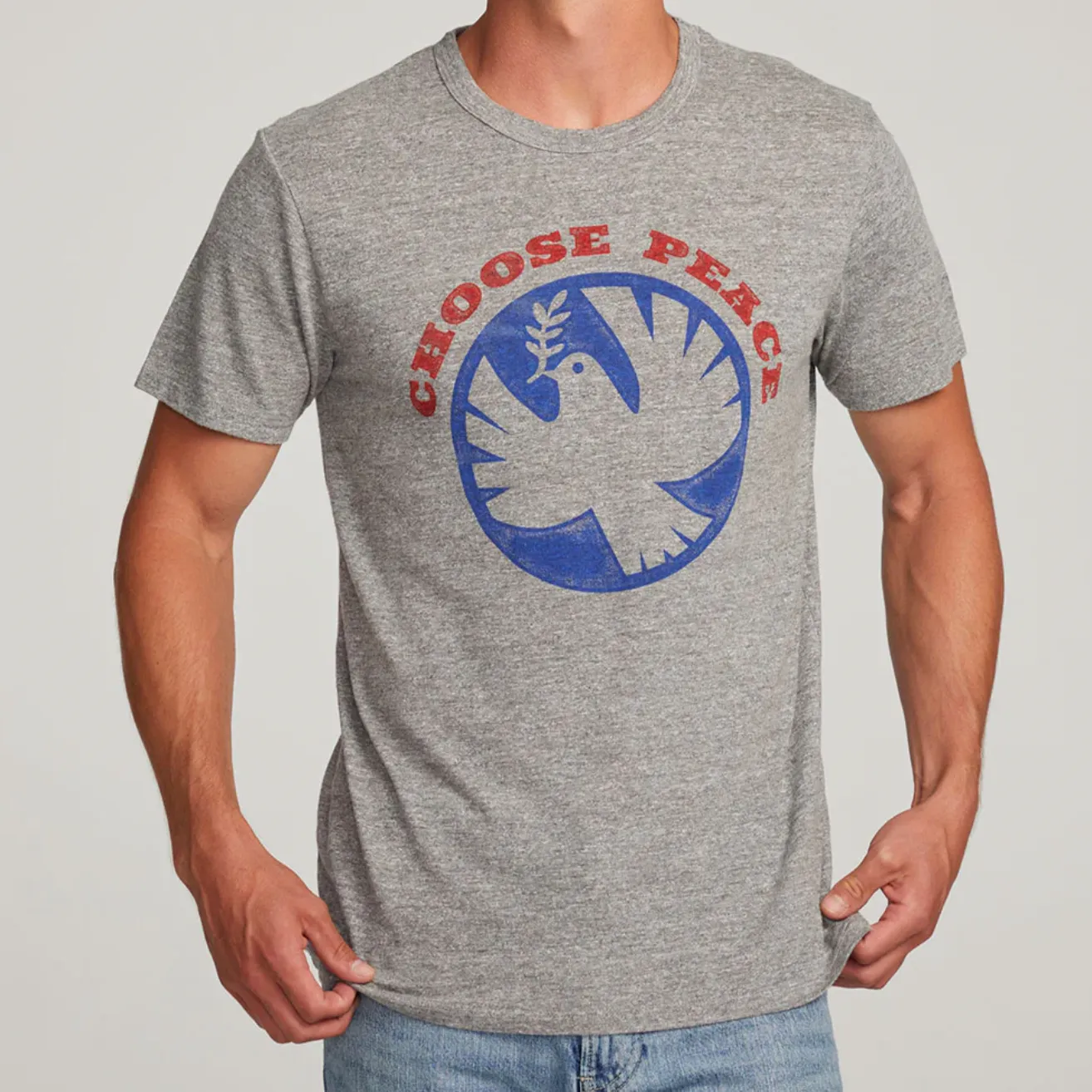 CHASER Choose Peace Tee (Grey)