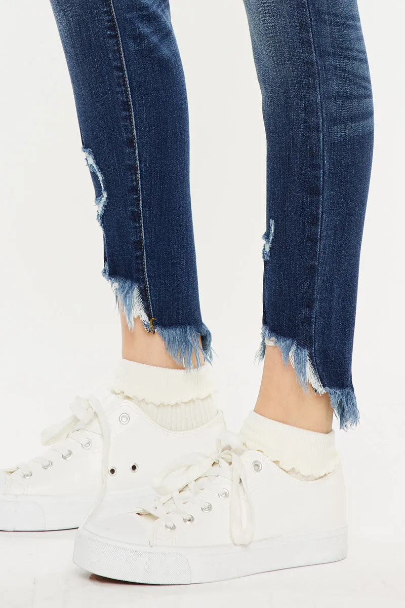 Christina High Rise Ankle Skinny Jeans