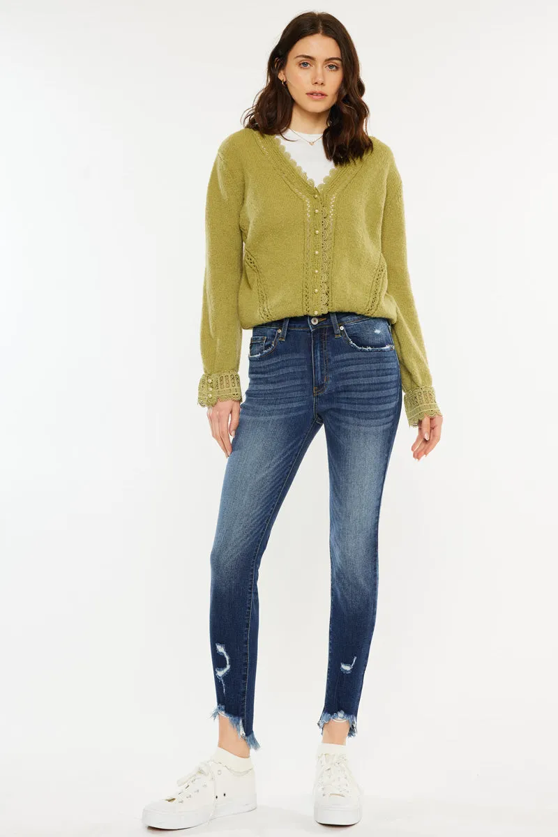 Christina High Rise Ankle Skinny Jeans