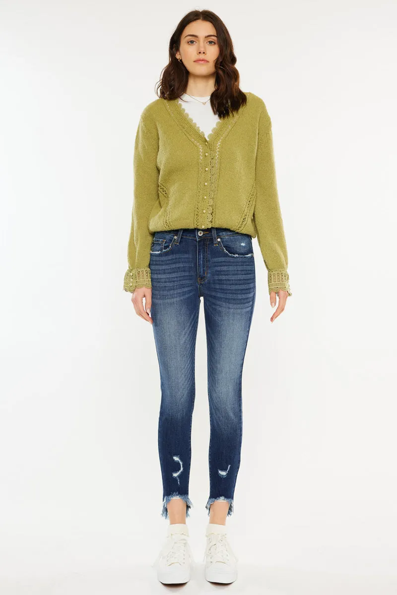 Christina High Rise Ankle Skinny Jeans