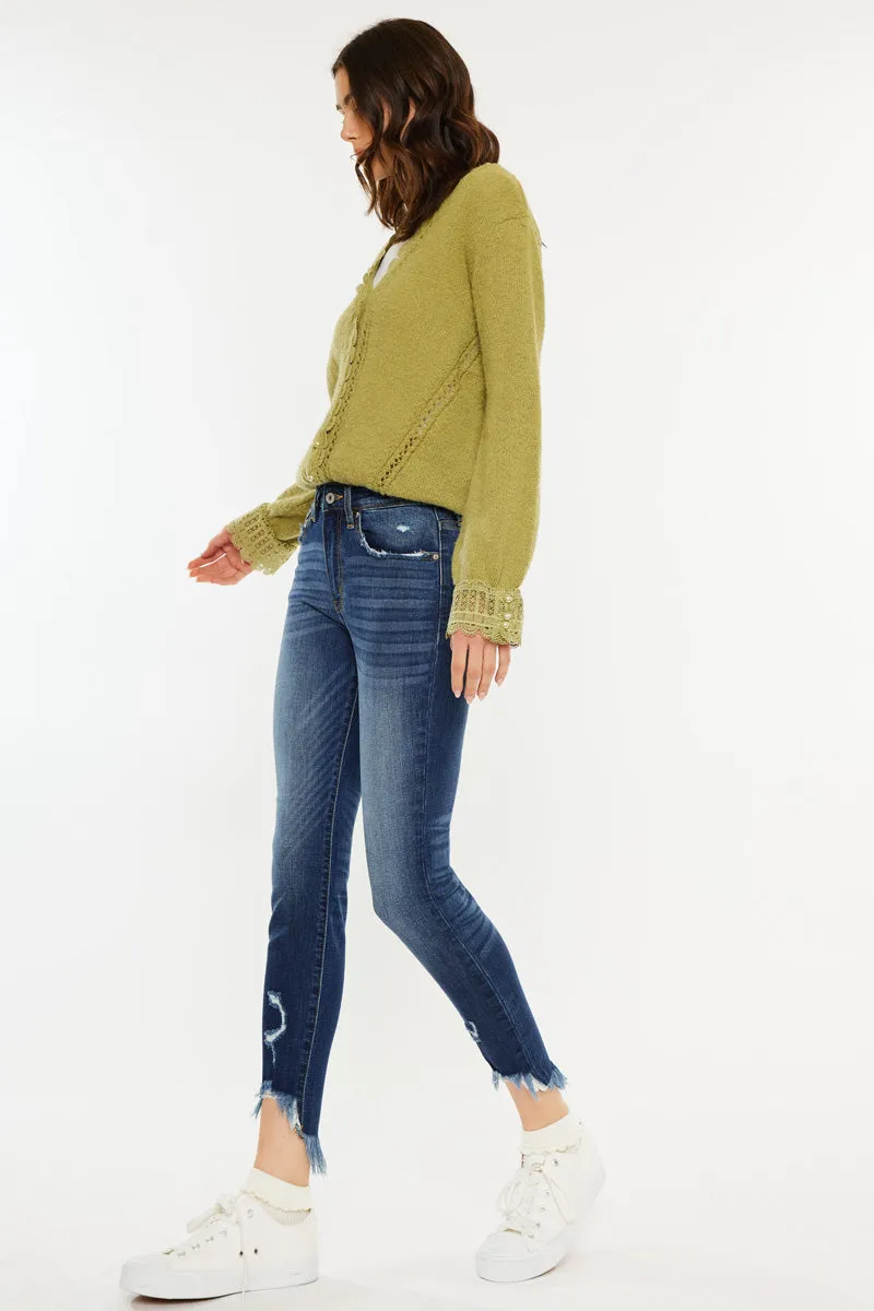 Christina High Rise Ankle Skinny Jeans