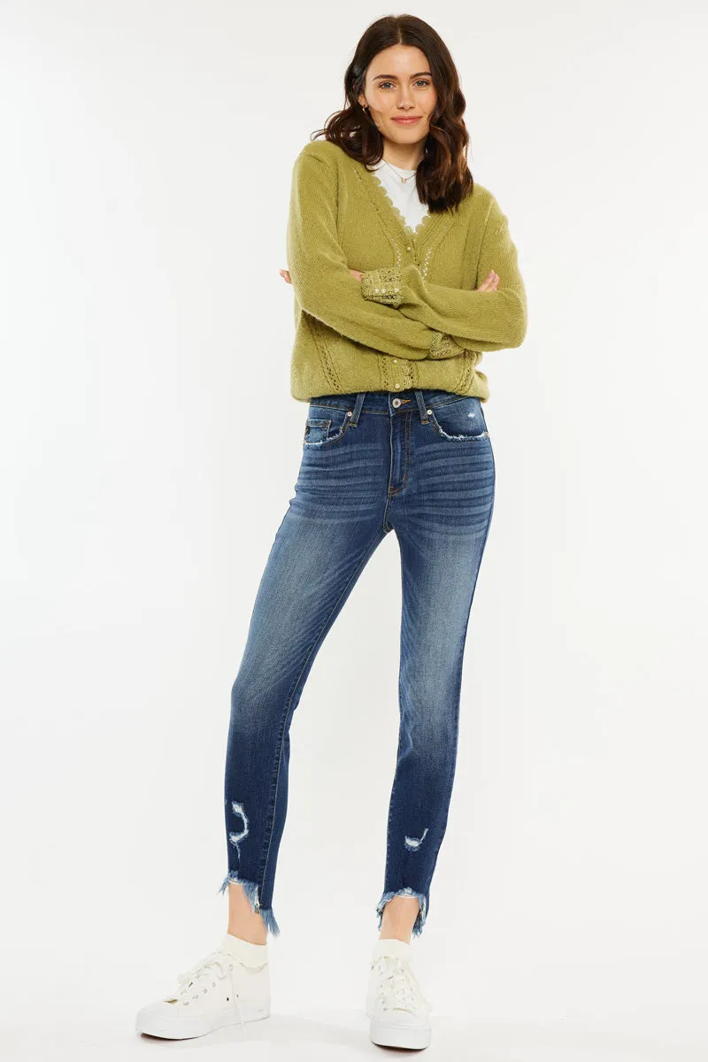 Christina High Rise Ankle Skinny Jeans