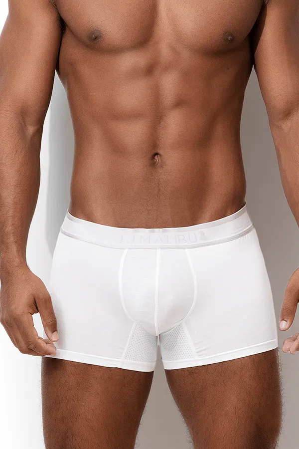 Classic Breathable Boxer Briefs - White