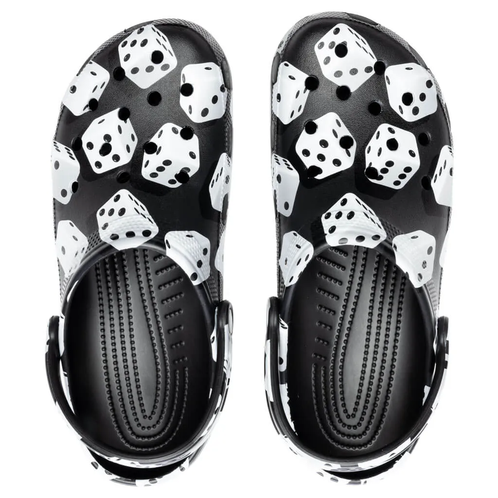 Classic Dice Clog - Black