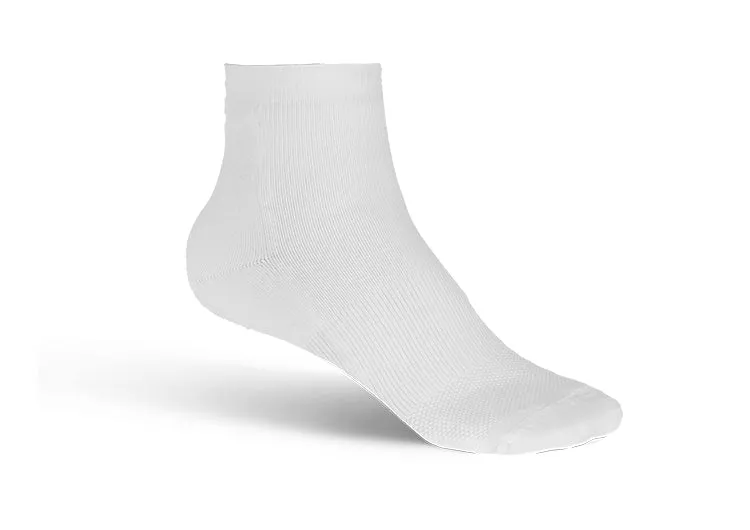 Compression Ankle Sock 20-30 mmHg - White