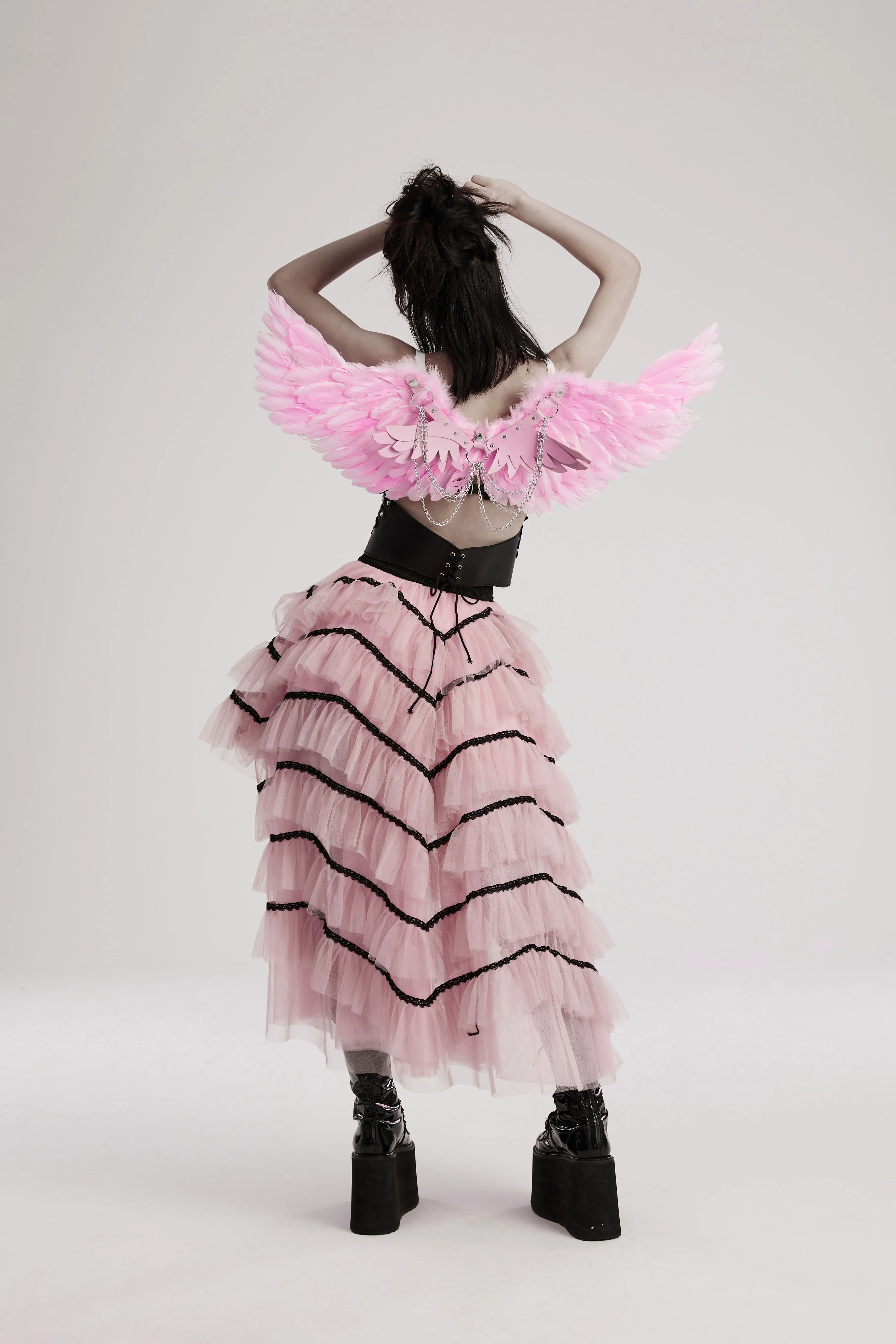 Cotton Candy Angel Wings