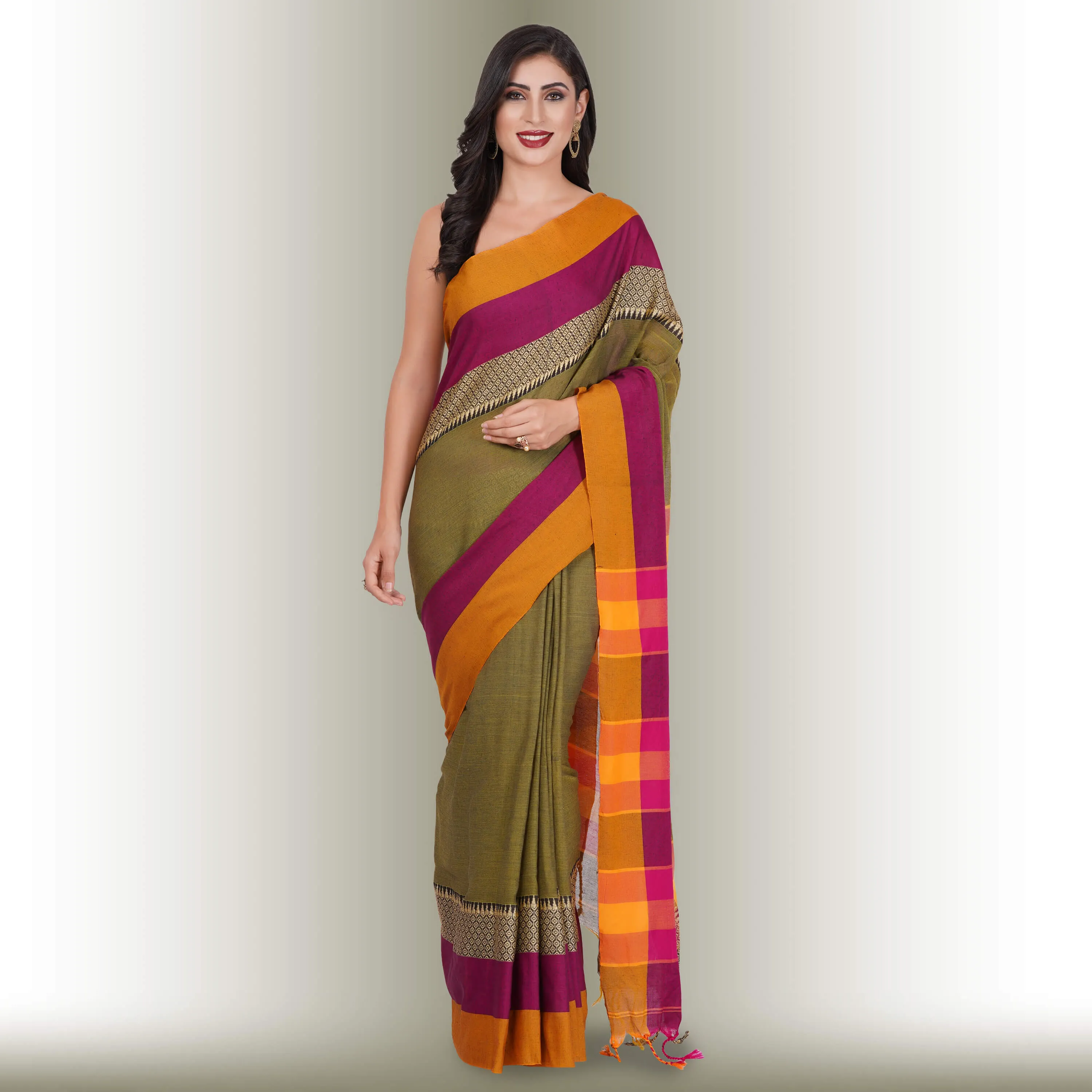 Cotton Handloom Saree