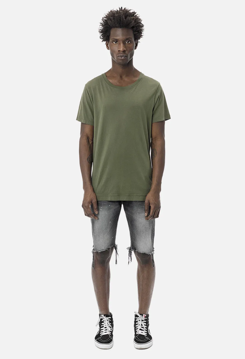 Cotton Mercer Tee / Army