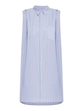 COTTON POPLIN SHIRT DRESS