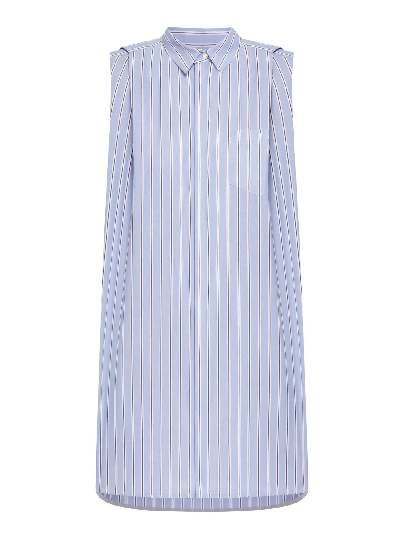 COTTON POPLIN SHIRT DRESS