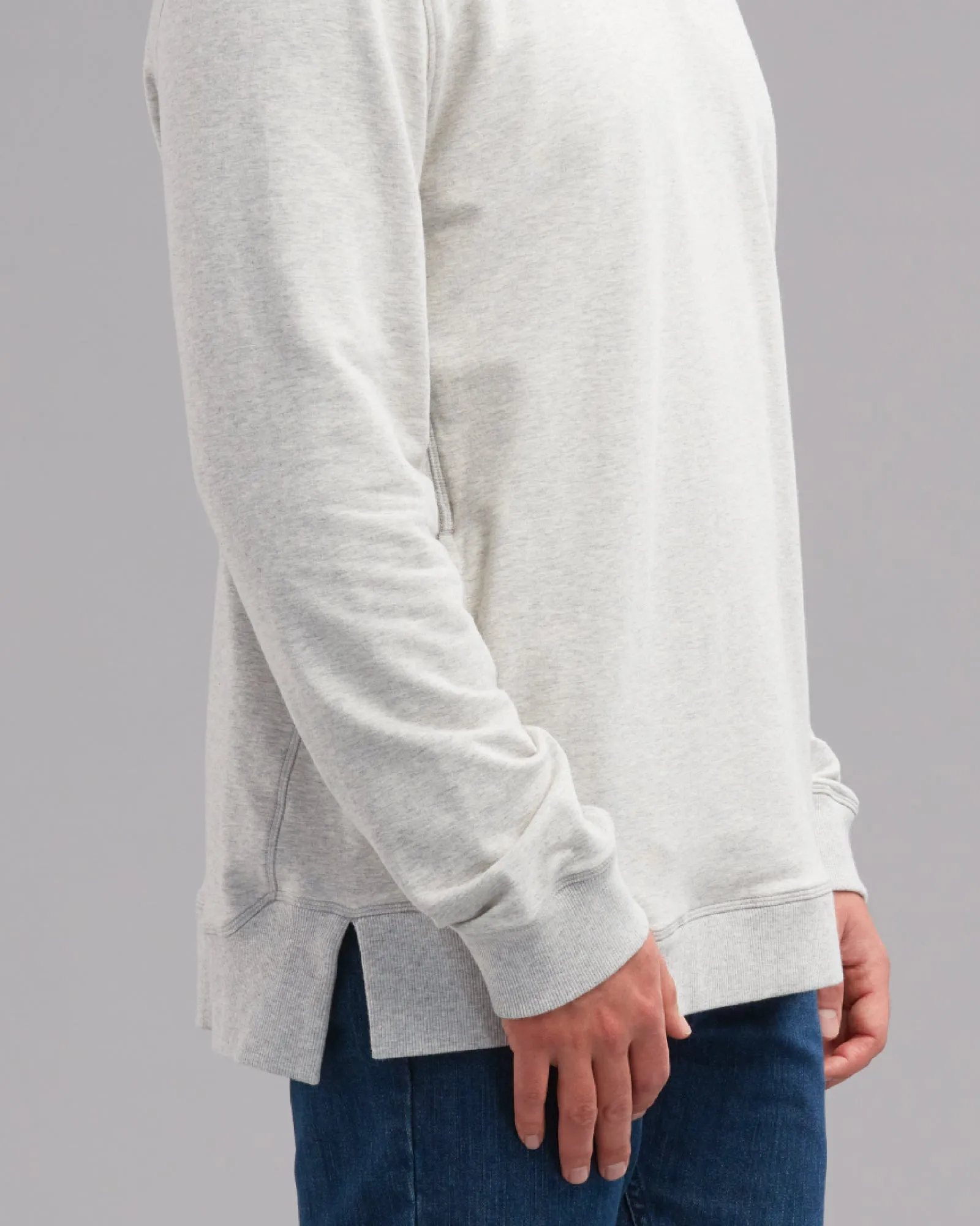 COTTON QTR  ZIP SWEATSHIRT