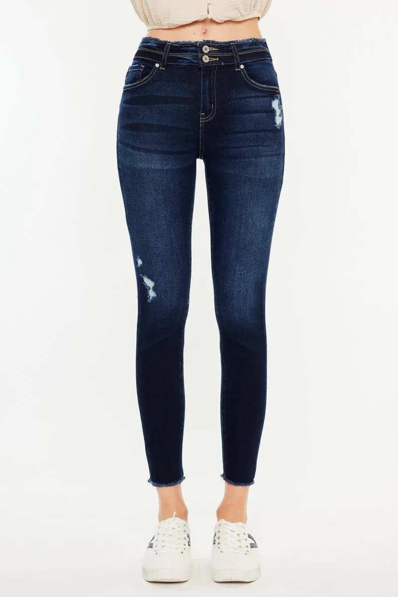 Danica High Rise Ankle Skinny Jeans