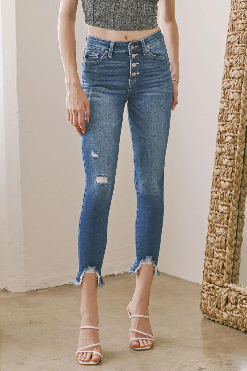 Dempsey High Rise Ankle Skinny Jeans